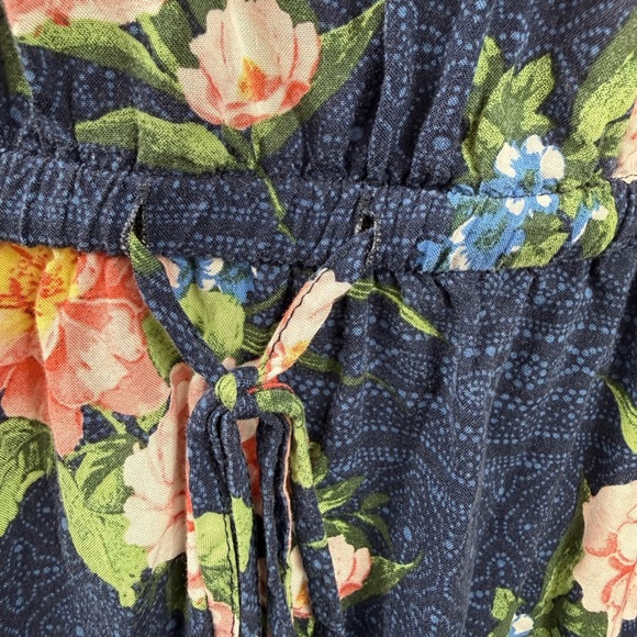 Torrid Navy Blue challis tie front skater dress size 1-1X/14-16 - Picture 8 of 12